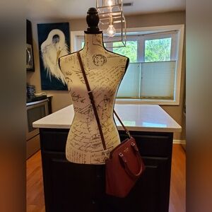 Kate Spade Small Darcy Crossbody Satchel Burgandy